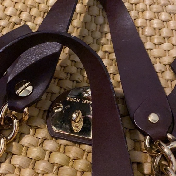 Michael Kors Santorini Raffia straw bag - Picture 10 of 13